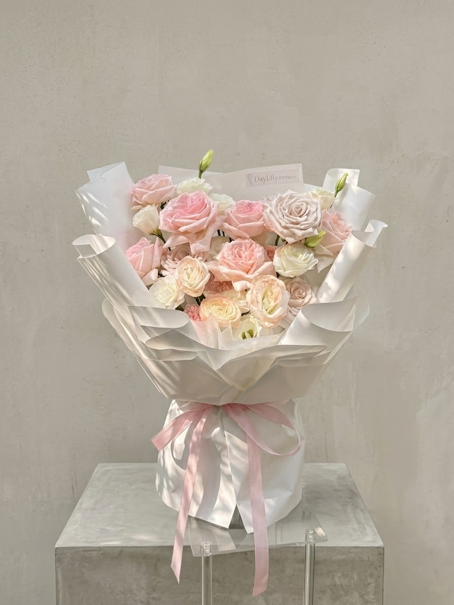 Soft Pink Romance Bouquet